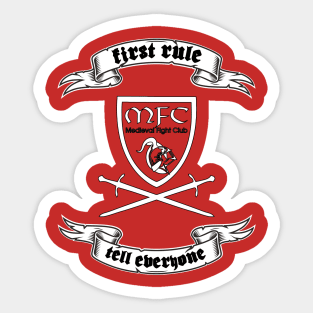 Medieval Fight Club 1 Sticker